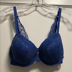 Victoria’s Secret Lace Demi Underwire Bra - Deep Blue